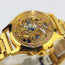 Skeleton gold-plated chronograph watch Skeleton gold-plated chronograph watch - Skeleton gold-plated chronograph watch