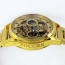 Skeleton gold-plated chronograph watch Skeleton gold-plated chronograph watch - Skeleton gold-plated chronograph watch